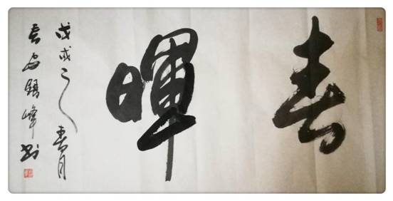 郭银峰书法《春晖》