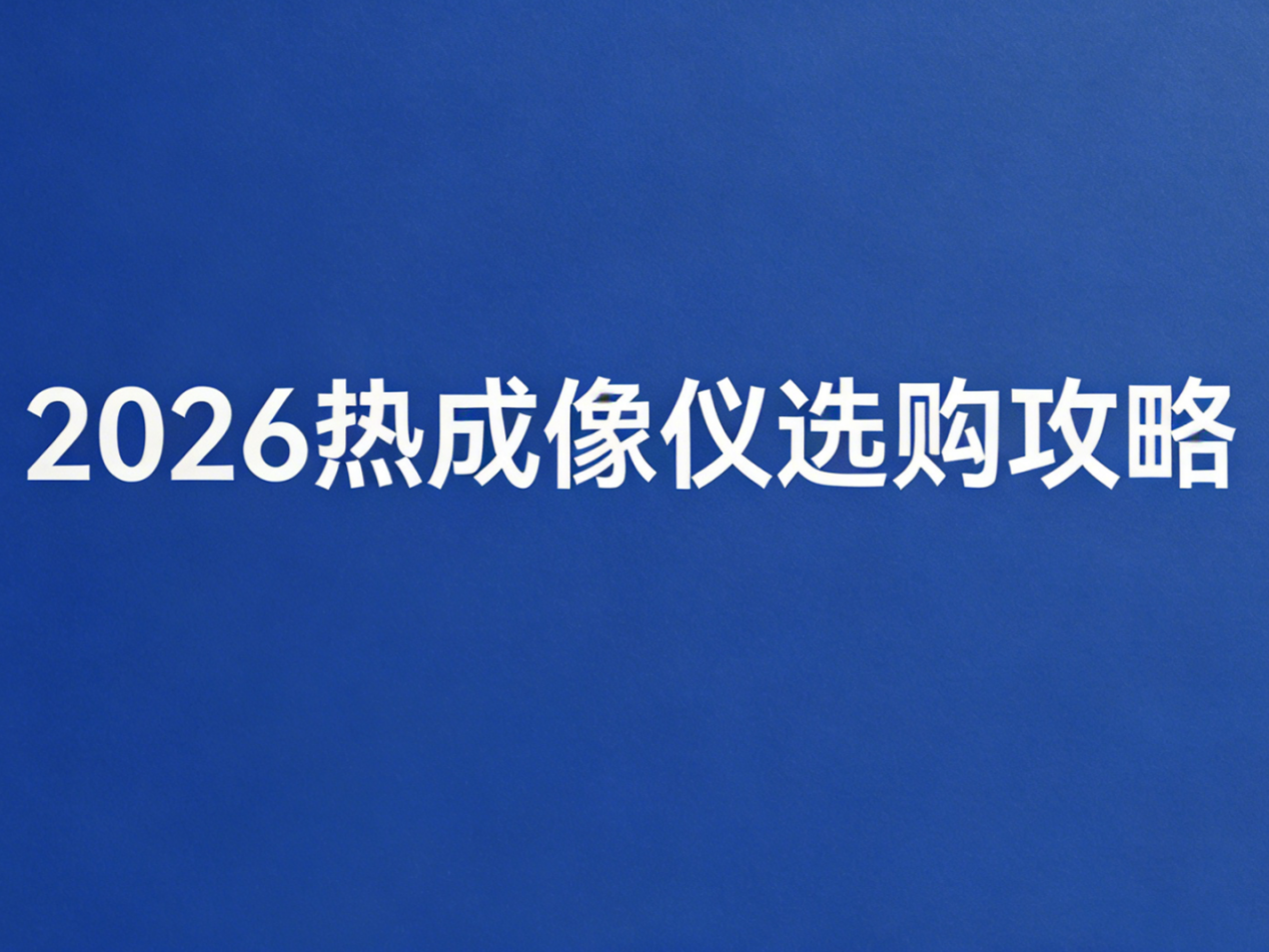 2026热成像仪选购攻略：户外玩家零踩雷，闭眼选不花冤枉钱